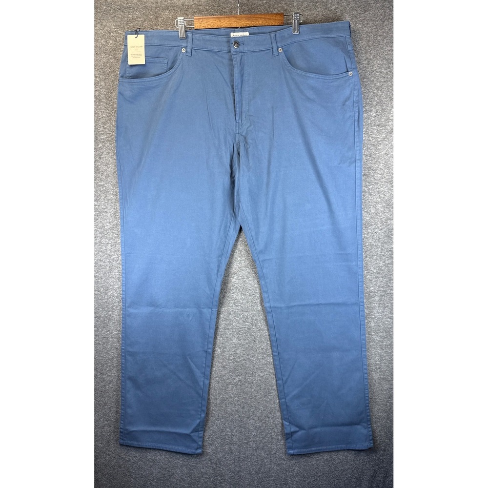 NWT Peter Millar Pants Mens 46 Blue Crown Signature Sateen Classic Fit Stretch